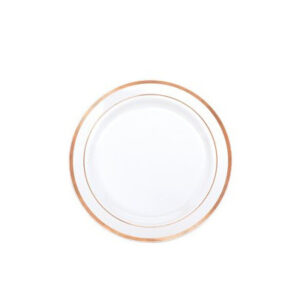 Assiette nautilus or  10 pieces diam 23 cm