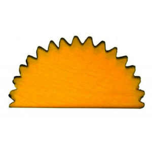VOILE NACRE FESTONNE 25pcs