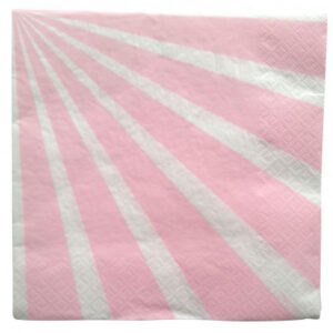 20 Serviettes RAYURE