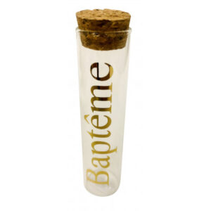 TUBE VERRE  BAPTEME