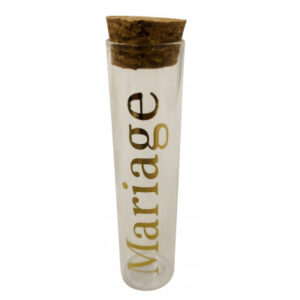 TUBE VERRE MARIAGE