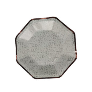 Assiette pois  ROSE GOLD les 6 pièces