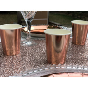 6 Gobelets ROSE GOLD
