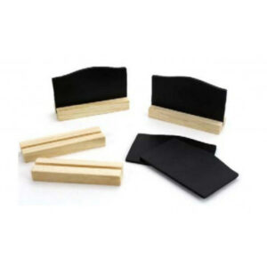 4   PORTE-NOM ARDOISE/BOIS