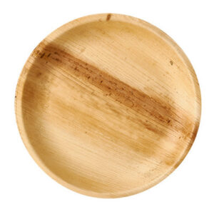 Assiettes 20 pieces  ronde bois de Palmier